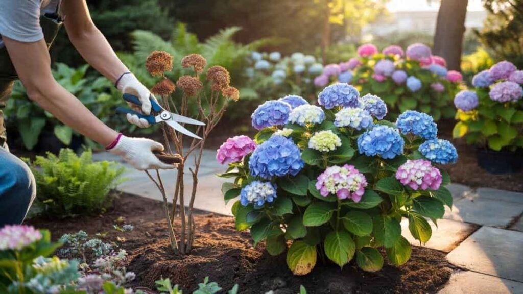 Gärtner müssen Hortensien noch vor März ein geheimes Element geben